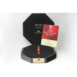 Caran d'Ache Hongkong Limited Edition Fountain Pen Cartridgefiller 18C M Nib Box