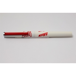 Pelikan P469 GTI Steel Nib M Foutain Pen Cartridgefiller White Red 1985