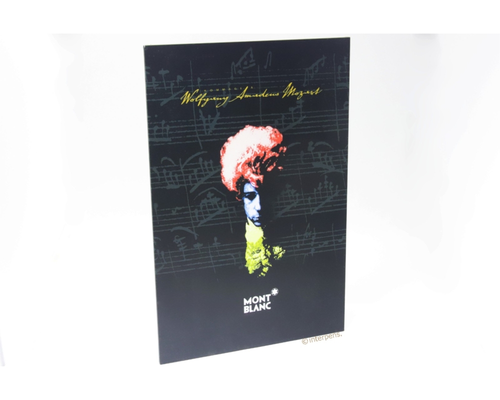 Montblanc Mozart Füllhalter Werbe Aufsteller Ständer Ausstellung Karton Deko Shop  Display