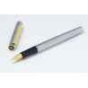 Reform Fountain Pen Cartridgefiller Brushed Chrome GT Gold-plated Steel M Nib
