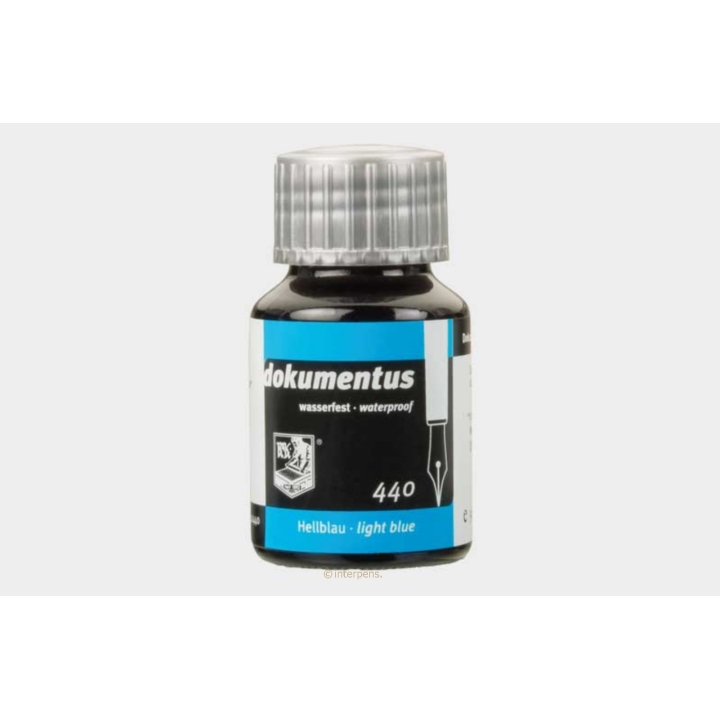 dokumentus Hellblau 41440 Rohrer & Klingner 50 ml Tinte dokumentenecht