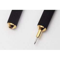 Rotring 800 Black 0,7mm Push-Mechanism Pen Knurled Grip Hexagonal