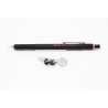 Rotring 800+ Schwarz 0,5mm Druck-Bleistift Gerändelter Griff Hexagonal