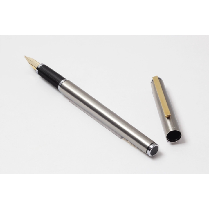 Pelikan P 560 Signum Edelstahl mattiert 14C BB um 1982 Patronenfüller