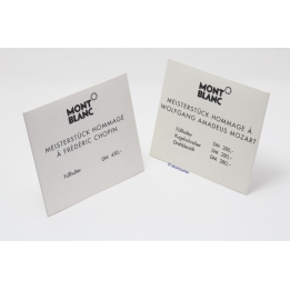 Montblanc Meisterstuck Mozart and Chopin Fountain Pen Advertising