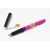 Pelikan P472 Happy Pen Violet Cartridgefiller Stainless steel Nib M 1975 NOS