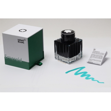 Montblanc Emerald Grün Limited Edition Schreibtinte Tintenfass 50 ml Box NEU