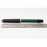 Reform 1745 Fountain Pen Pistonfiller Black Green GT bicolor steel nib M NOS Vintage!