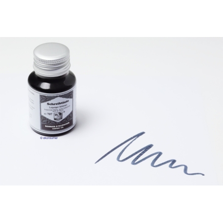 Leipziger Schwarz 707 Rohrer u. Klingner 50 ml Schreibtinte