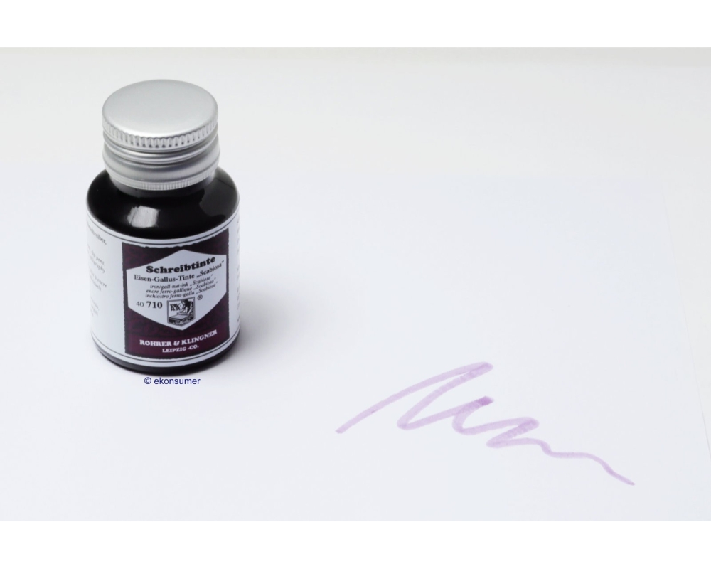 Scabiosa Iron/gall nut ink 710 Rohrer u. Klingner Writing Ink 50 ml Inkwell