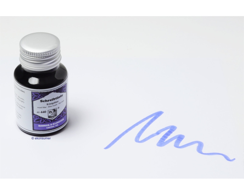 Royal blue 440 Rohrer u. Klingner Writing Ink 50 ml Inkwell