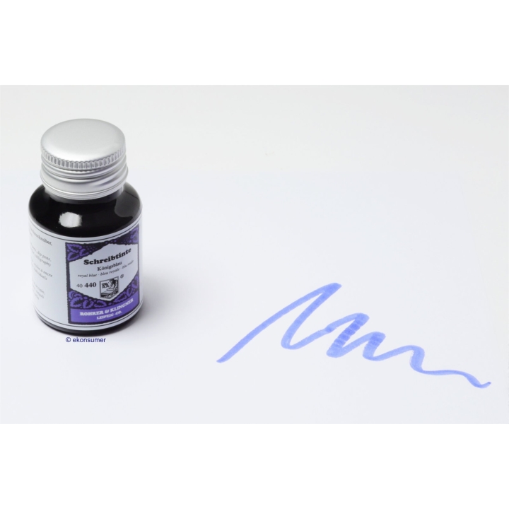 Royal blue 440 Rohrer u. Klingner Writing Ink 50 ml Inkwell