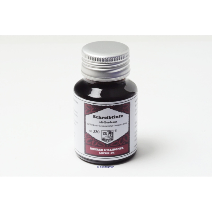 Old-Bordeaux 330 Rohrer u. Klingner Writing Ink 50 ml Inkwell