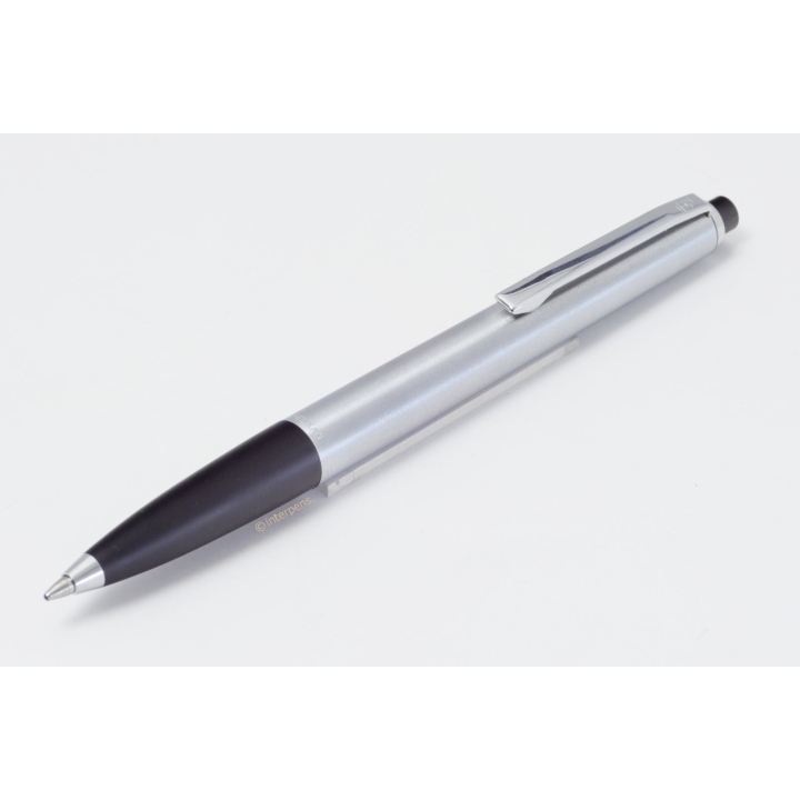 Pelikan K 440 Silverstar Kugelschreiber Chrom strichmattiert Schwarz