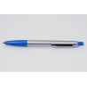 Pelikan K 474 Kugelschreiber Druckmechanik Chrom mattiert Saphir-blau