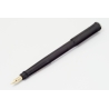 Goldfink no. 4 Safety Pen Hard rubber 14C OM Gold-nib 1930 VINTAGE