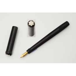 Montblanc No. 2 Stöffhaas Safety Sicherheitsfüller 14C OB Goldfeder Hartgummi Ebonit BHR