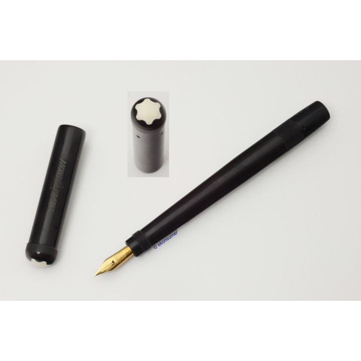 Montblanc No. 2 Stöffhaas Safety Sicherheitsfüller 14C OB Goldfeder Hartgummi Ebonit BHR