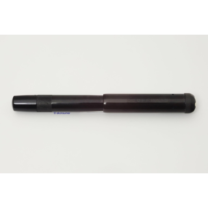 Montblanc No. 2 Stöffhaas Safety Pen 14C OB Gold Nib Hardrubber Ebonite BHR