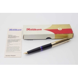 Pelikan P 30 Doublè Streifenguilloche 14C OM um 1973 Patronenfüller Box
