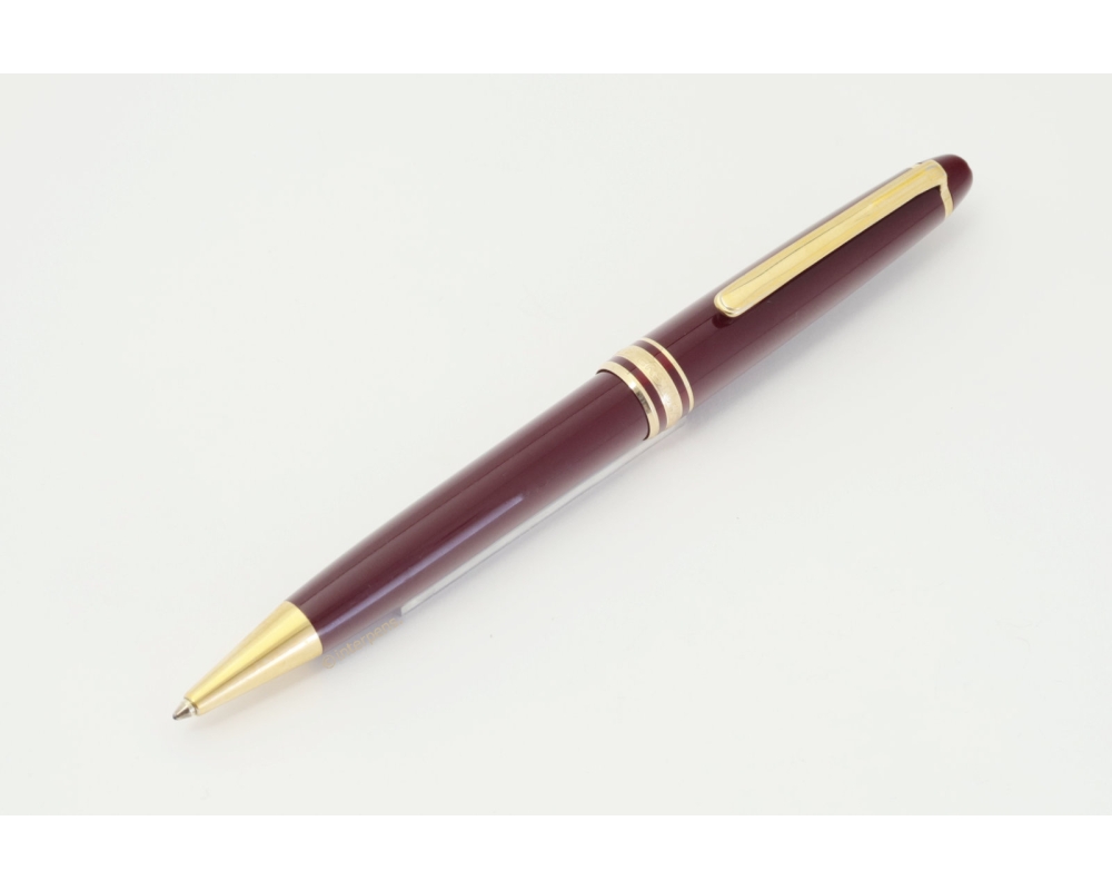 Montblanc Masterpiece 164 Classique Twist-mechanism Ballpoint Pen Burgundy GT