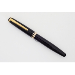 Montblanc 264 Black Pistonfiller 14C F Gold-nib 1958 Boxed Vintage