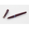 Montblanc 22 Burgundy Piston-filler 14C F Wing-nib 1960s Design Export-model