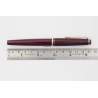 Montblanc 22 Burgundy Piston-filler 14C F Wing-nib 1960s Design Export-model