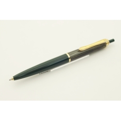 Geha 320 Hermetic Ballpoint Pen Dark-green striped 1950es Vintage