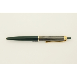 Geha 320 Hermetic Ballpoint Pen Dark-green striped 1950es Vintage