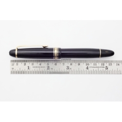 Montblanc Masterpiece 146 Zelluloid Kolbenfüllhalter 14C M Bicolor Goldfeder 1957 Vintage