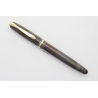 Soennecken 111 Extra Heringbone-grey Piston-filler 14K OBB Gold-nib Vintage