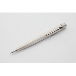 Art Deco Drehbleistift Georg Lauer 925 Sterlingsilber 1.18 mm Mine Achtseitige Form