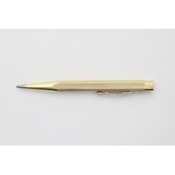 Art Deco Drehbleistift Georg Lauer 585 Gold 1.18 mm Mine Achtseitige Form