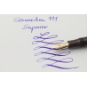 Soennecken 111 Superior Heringbone-grey Piston-filler 14K M Gold-nib Vintage