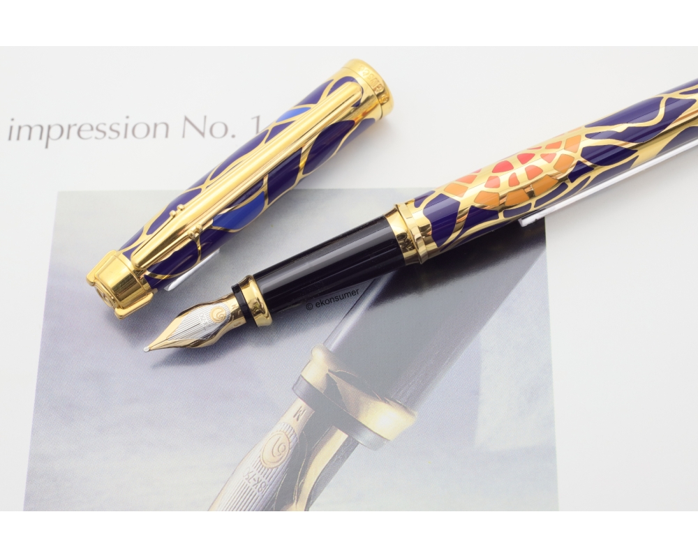 Elysee by Staedtler impression No.1 Füllhalter Lackintarsien 18K M Goldefder