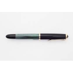 Pelikan 400NN Green striped 14C M flex Gold-nib Piston filler 1957 Vintage