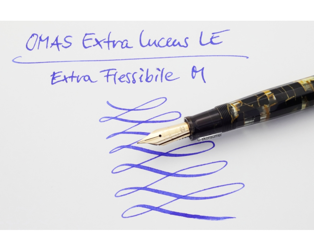 OMAS Extra Lucens Omaggio Armando Simoni Limited Edition 14K M Extra Flessibile Feder