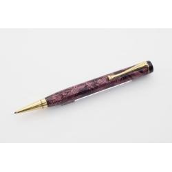 Soennecken 125 Mechanical Pencil 1,18 mm Red-candystripe Celluloid 1940 Vintage