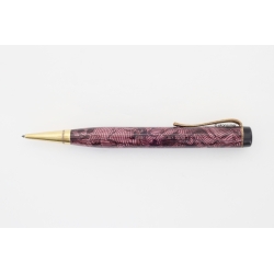 Soennecken 125 Mechanical Pencil 1,18 mm Red-candystripe Celluloid 1940 Vintage
