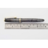 Soennecken 222 Superior Lizard Gray Piston Filler 14K OBB flex Gold-nib Vintage
