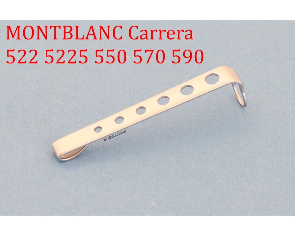 Montblanc Carerra Clip Matt-Chrom Füllhalter Kugelschreiber Bleistift Ersatzteil