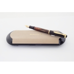 Pelikan M400 Old Style Brown Tortoise 14C OM Gold-nib Pistonfiller Box