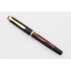 Pelikan M400 Old Style Brown Tortoise 14C OM Gold-nib Pistonfiller Box