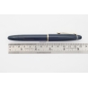 Soennecken 55 Petrol-blau Kolbenfüllhalter 14K F Goldfeder Vintage - SELTEN!