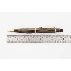 Soennecken 33 Druckbleistift 1,18 mm gold-gestreiftes Zelluloid 1955 Vintage - SELTEN!
