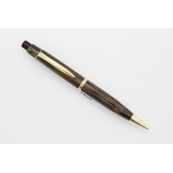 Soennecken 33 Druckbleistift 1,18 mm gold-gestreiftes Zelluloid 1955 Vintage - SELTEN!