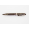 Soennecken 333 Superior gold-striated Celluloid Piston-filler 14K M flex Gold-nib Vintage
