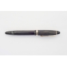 Soennecken 333 Extrar silver-striated Celluloid Piston-filler 14K OBB flex Gold-nib Vintage