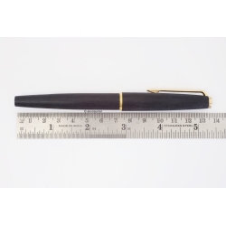 Montblanc 220 Classic Matt-schwarz Kolbenfüllhalter 14C M Goldfeder Vintage